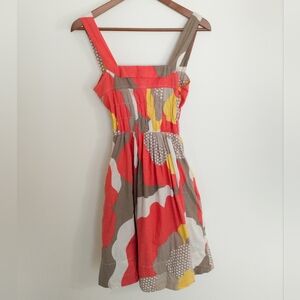 Naf Naf Multicoloured Printed Mini Dress Size 34